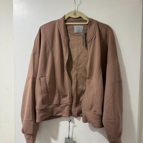 🏷 *NWT* YPB neoKNIT Bomber Jacket - Size XL 🤎 - Picture 3 of 8